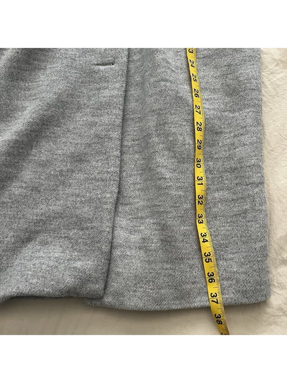 Nümph Size 38 Grey Long Winter Coat Feminine - Picture 7 of 7